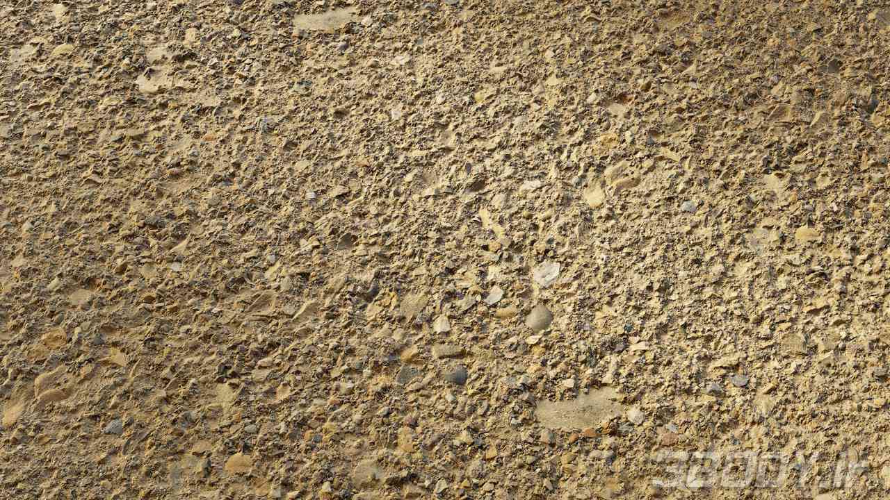 متریال زمین شن gravel ground عکس 1